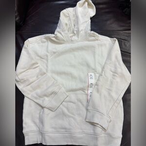 NWT‎ Cat & Jack Hoodie Beige Color Size XS 4/5 Long Sleeve with Pocket
